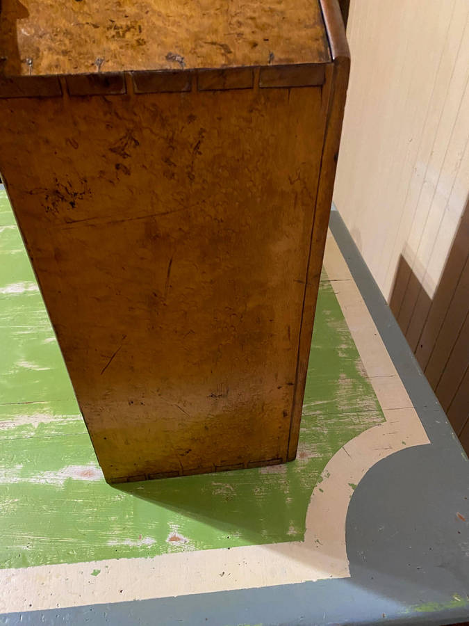 Birdseye Maple Hanging Cabinet 1800's - Superb Patina