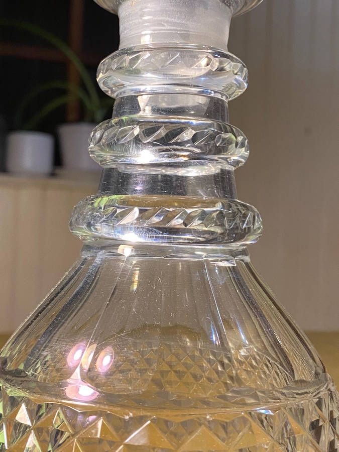 Antique Cut-Glass Decanter
