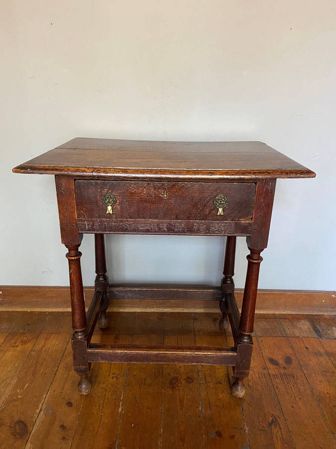 17th century Oak Side Table