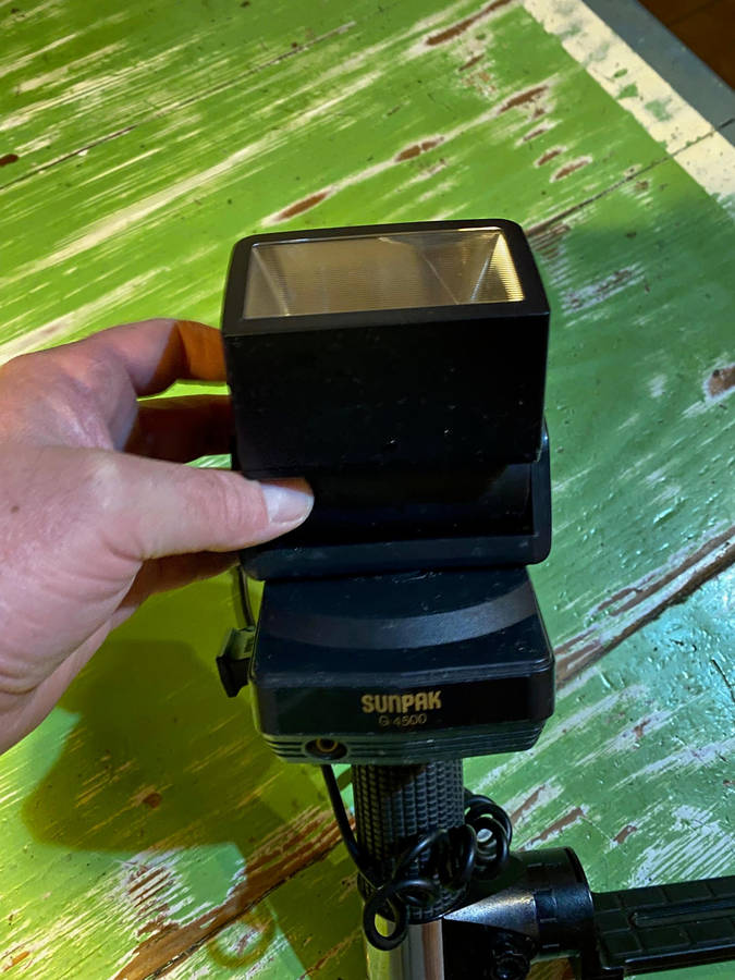 Sunpak G4500 Handle Mount Electronic Flash