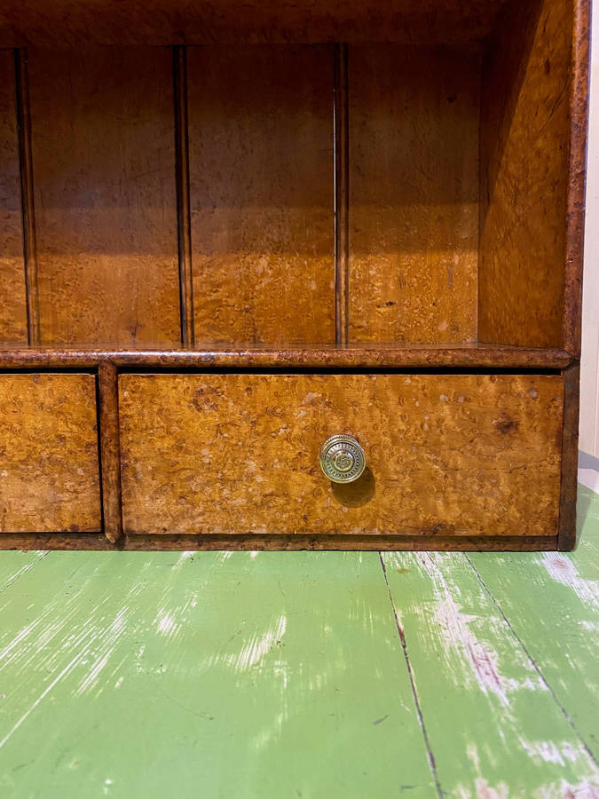 Birdseye Maple Hanging Cabinet 1800's - Superb Patina