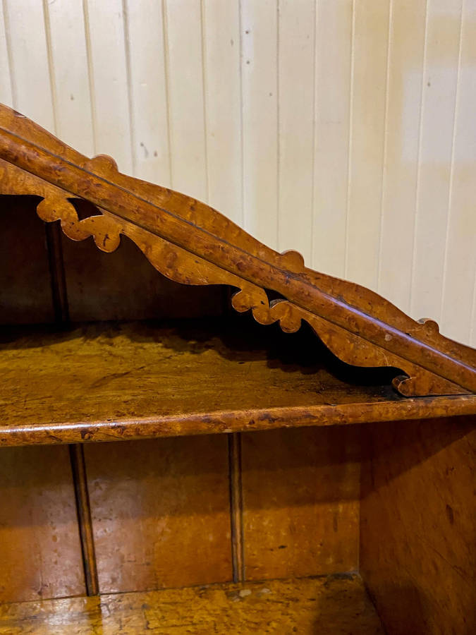 Birdseye Maple Hanging Cabinet 1800's - Superb Patina