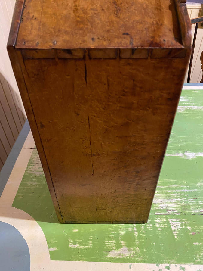 Birdseye Maple Hanging Cabinet 1800's - Superb Patina