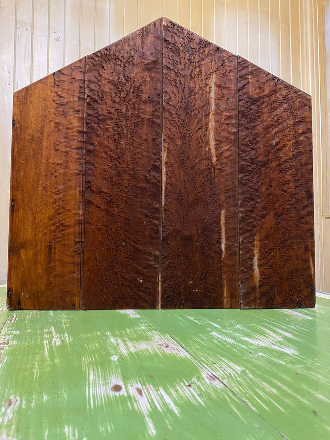 Birdseye Maple Hanging Cabinet 1800's - Superb Patina