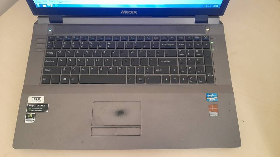 Mecer W370ET Laptop - 16GB RAM, i5 CPU, 17.3 screen