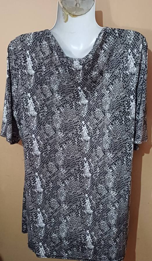 Ladies - Multicolored Blouse - Make - Contempo Plus - Size - 16