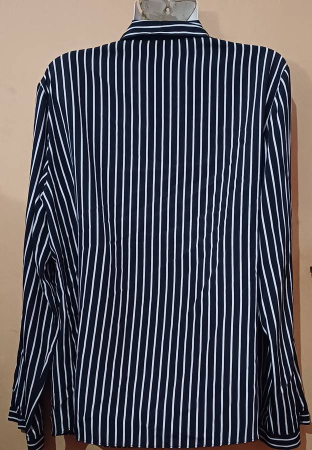 Ladies - Black & White Blouse - Make - Contempo - Size - 16