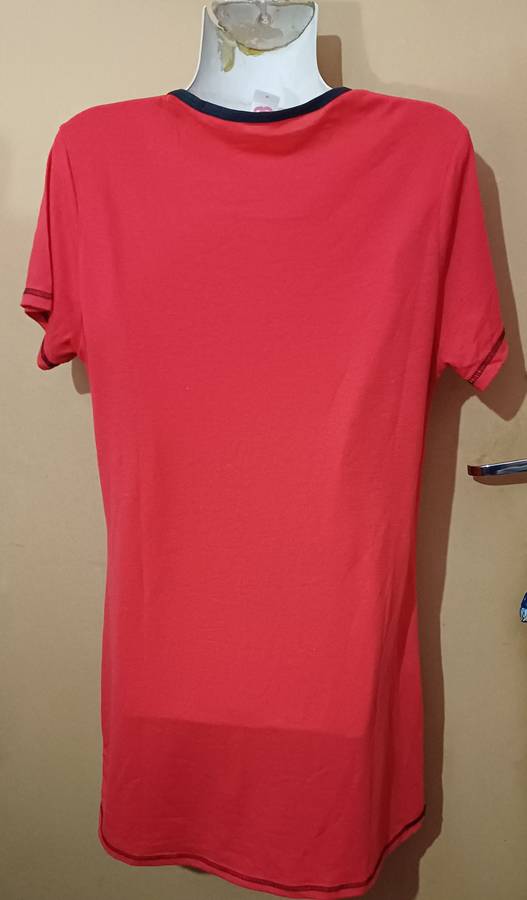 Ladies - Red Pajama Top - Make - GD - Size - M