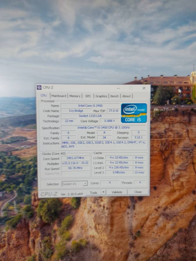 i5 3450 (3rd gen) CPU