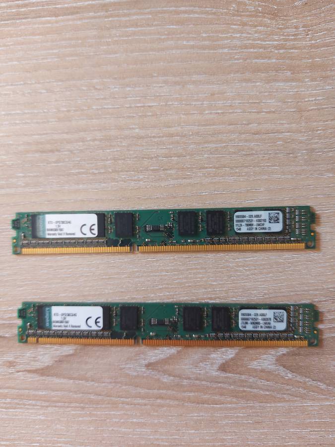 8gb DDR3 RAM (2x 4gb)