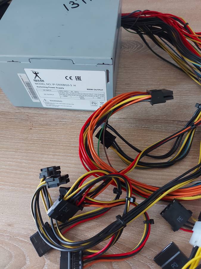 600w Power Supply Unit (PSU)