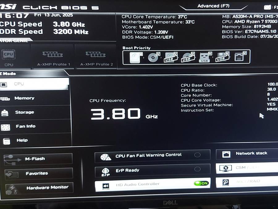 Ryzen 7 5700G + Motherboard + Ram **Bargain**