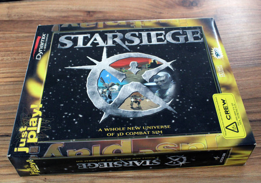 Vintage Big box PC game: Starsiege (CD)