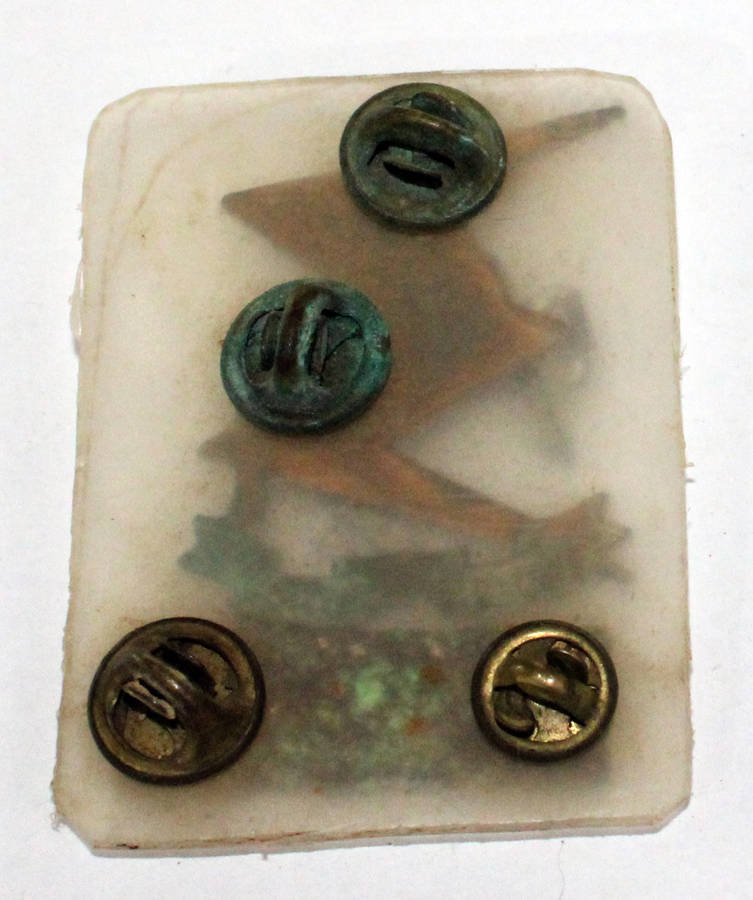 Tiffies beret badge and blank balkie