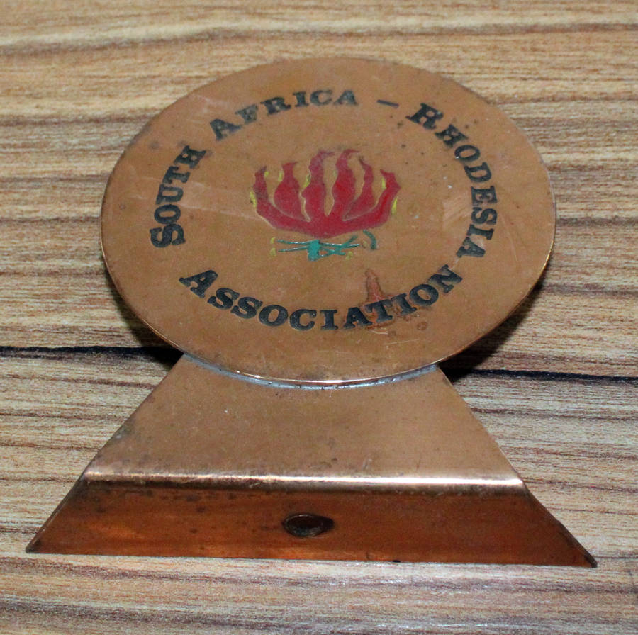South Africa - Rhodesia Association car badge