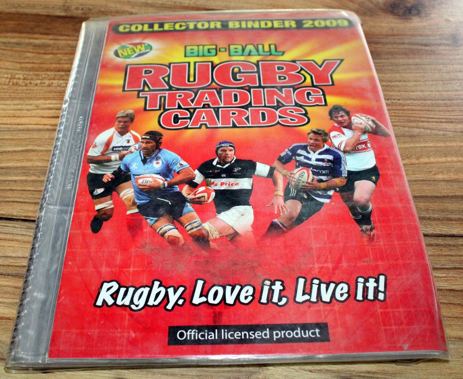 Big Ball Rugby cards album with over 150 cards