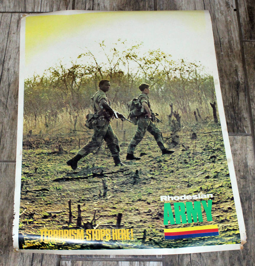 Original Rhodesian Army recruiting poster
