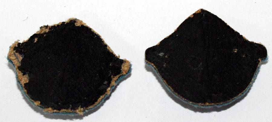 WW2 SAAF bullion wire mess dress collar badges