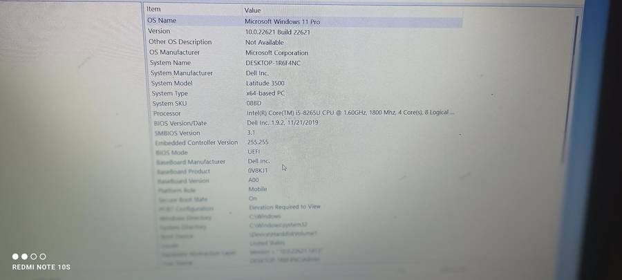 Dell laptop for sale