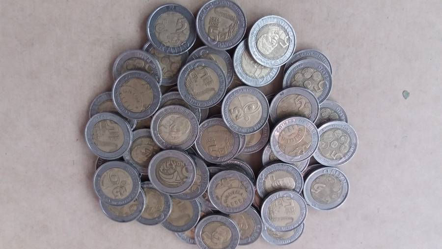 South Africa lot of 50 commemorative R5 coins