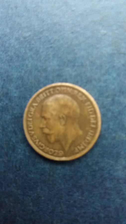 United Kingdom 1918  Farthing * King George V*