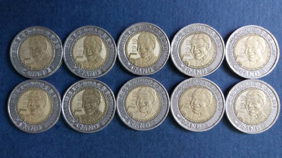 South Africa 2018 R5 - Nelson Mandela Centenary * 10 x coins*