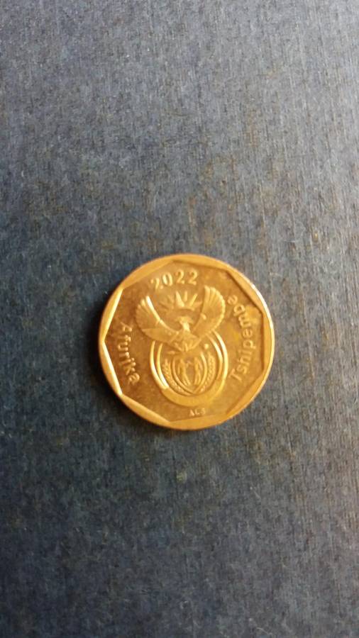 South Africa 2022 20 cent *Condition AU/UNC^ Difficult to find