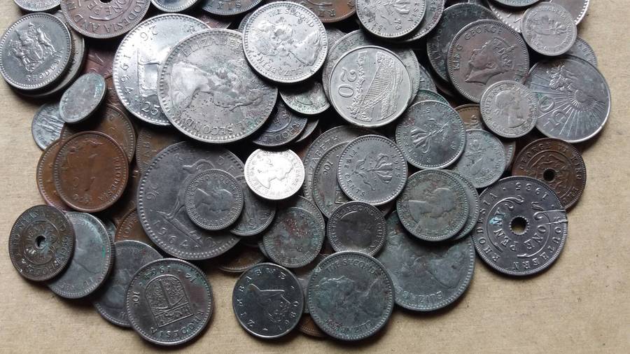 Rhodesia Mix  lot 180+ coins