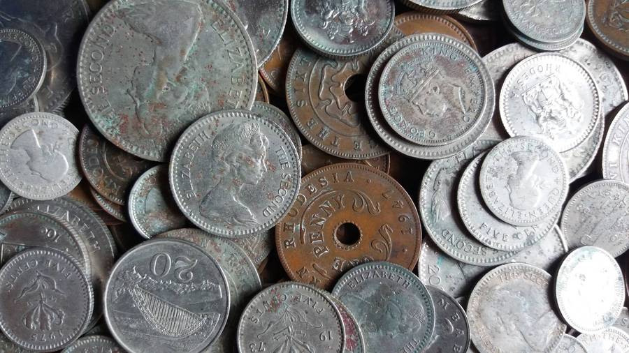Rhodesia Mix  lot 180+ coins