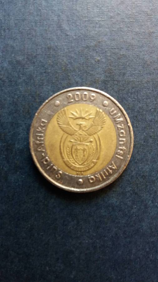 South Africa 2009 R5 - Wildebeest *Mintage 11 178000*