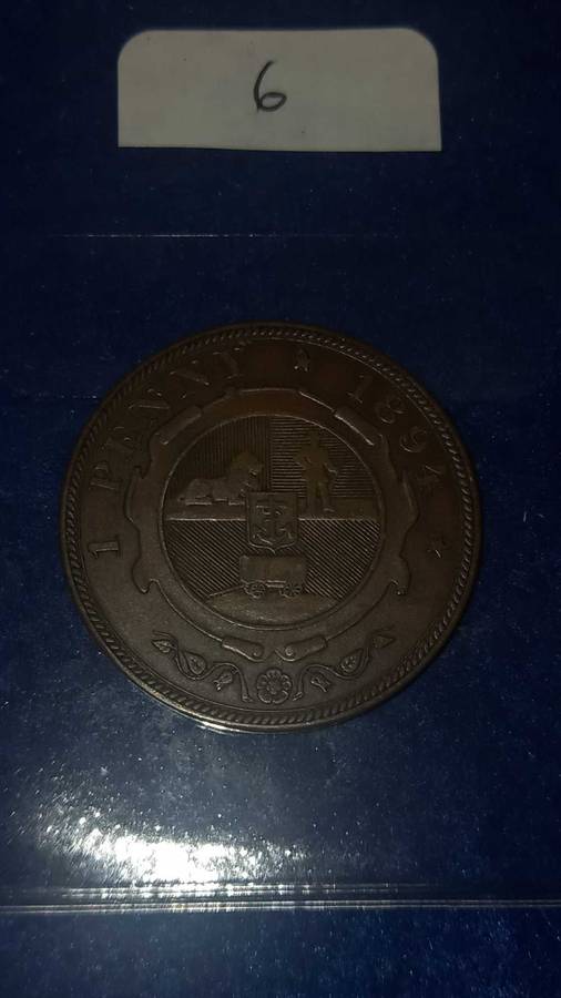 1894 ZAR 1 PENNY