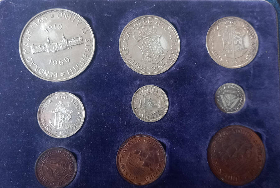 1960 UNION COIN SET AS PER PICTURE