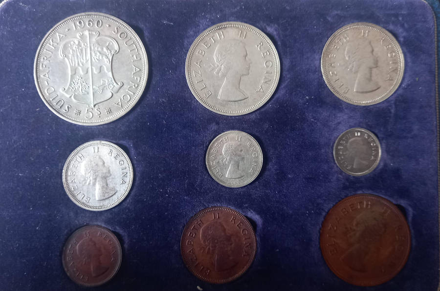1960 UNION COIN SET AS PER PICTURE