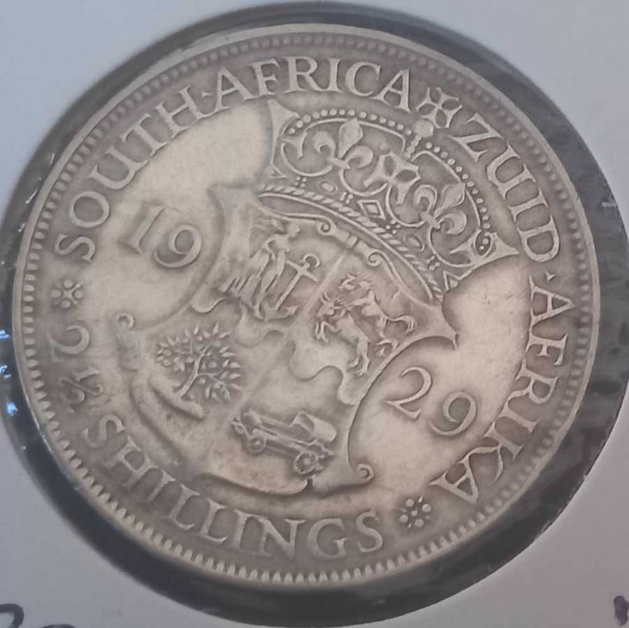 THE RARE 1929 & 1925 UNION HALF CROWN