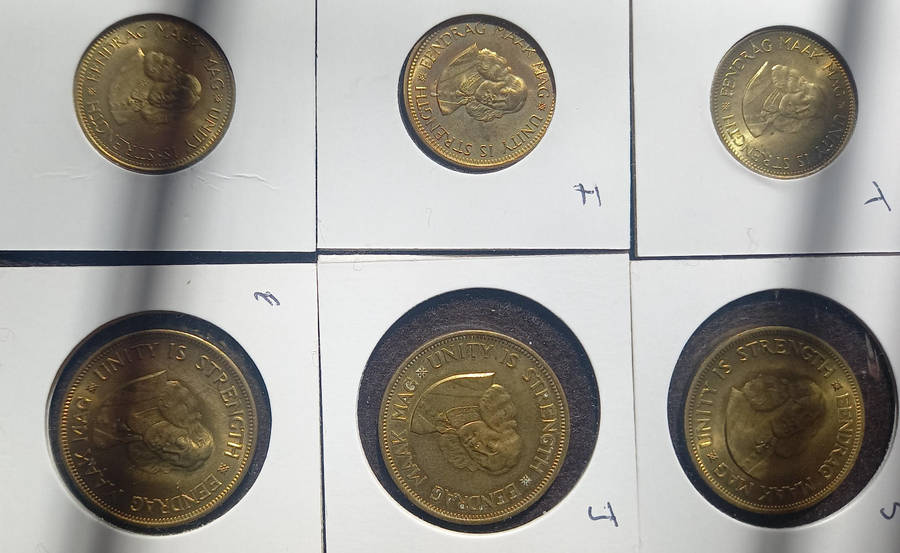 Union & RSA coins and international tokens. One bid takes all.