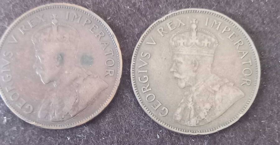 1932 & 1933 UNION 1 PENNY