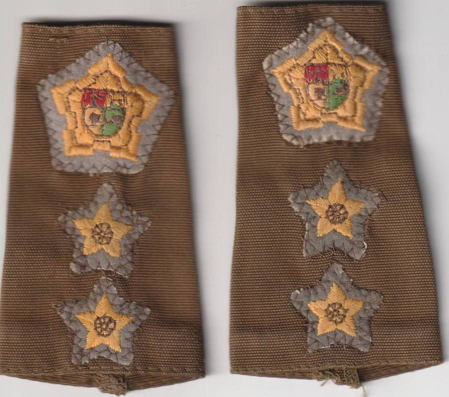 SADF/ SA Army Shoulder Rank Sets