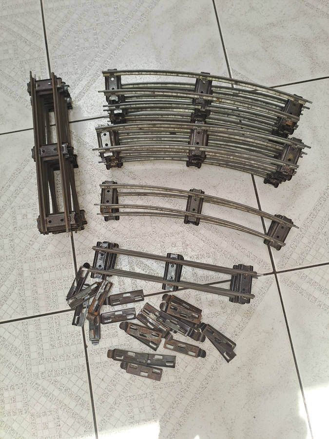 Meccano O guage train track set 19pce
