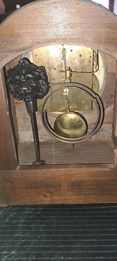 Nice German mantle clock working