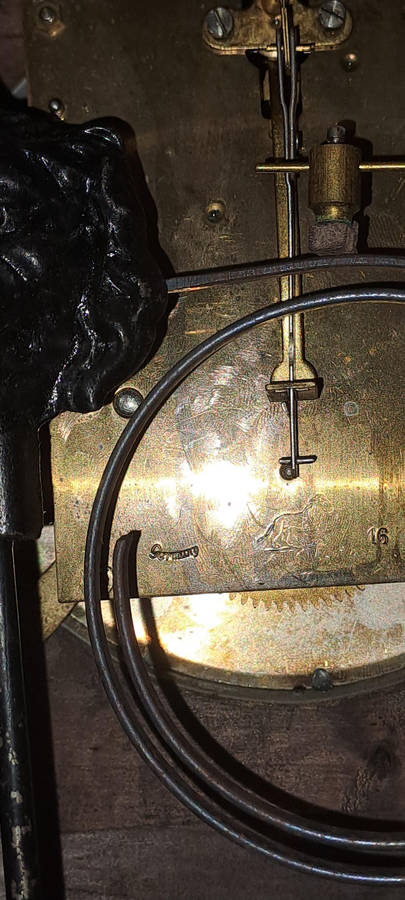 Nice German mantle clock working