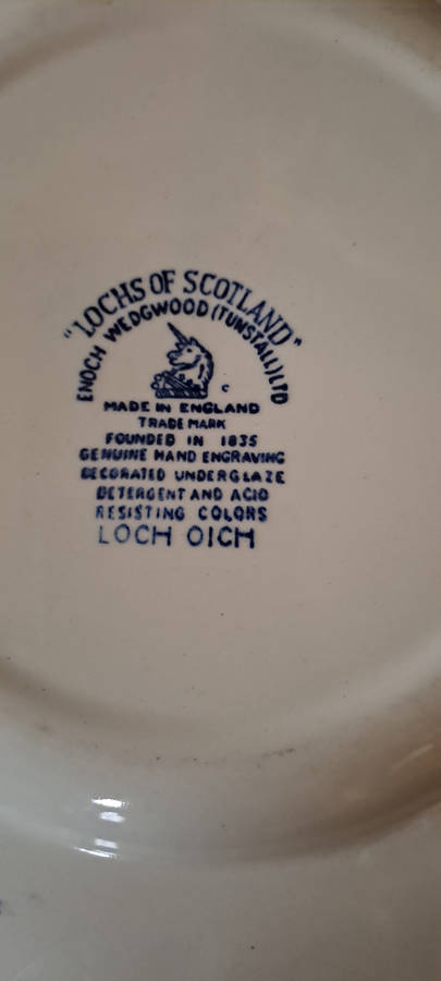 Lochs of Scotland Wedgwood plate