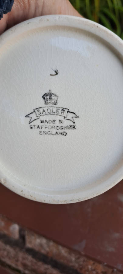 Sadler Stafordshire penny farthing beer mug