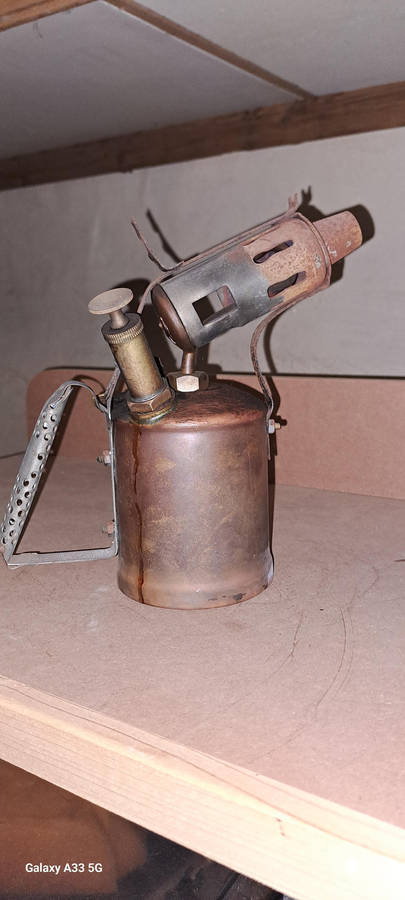 vintage Originla Digger 1pt copper blow torch