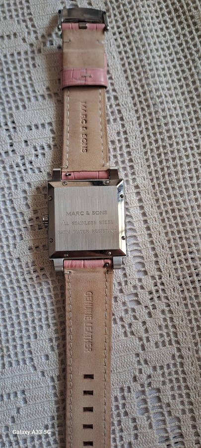 Marc & Sons ladies large watch new old stock