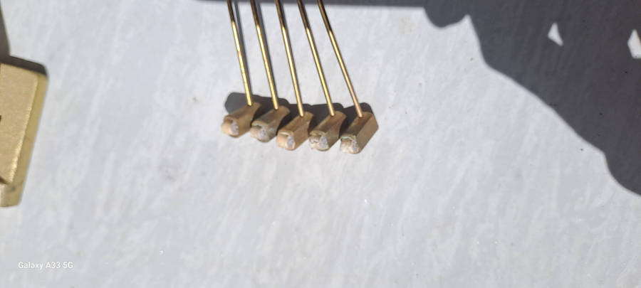 mantle clock chime rods and gong