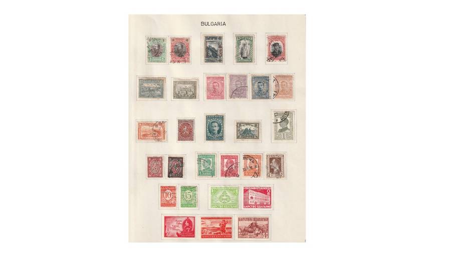 Bulgaria 3 Page selection of used stamps