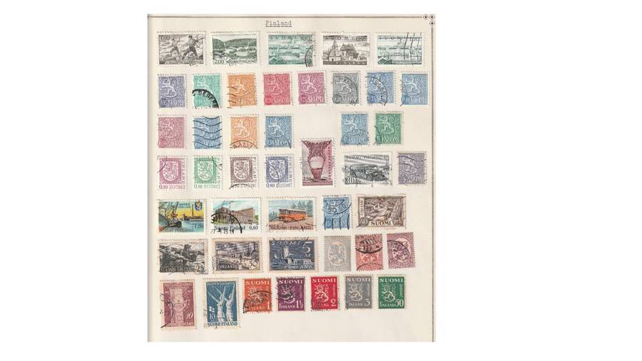 Finland selection of used stamps