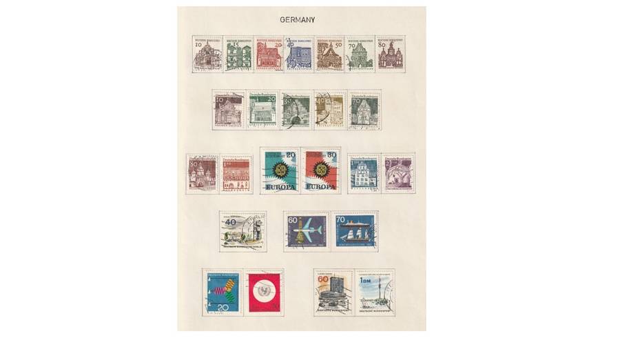 Germany & Anglo American Zone. 15 Page selection of MM* & used stamps.