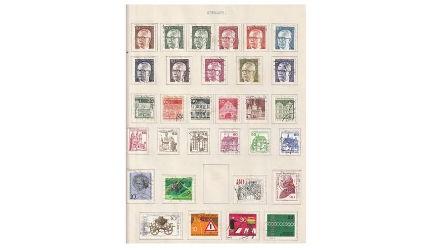 Germany & Anglo American Zone. 15 Page selection of MM* & used stamps.