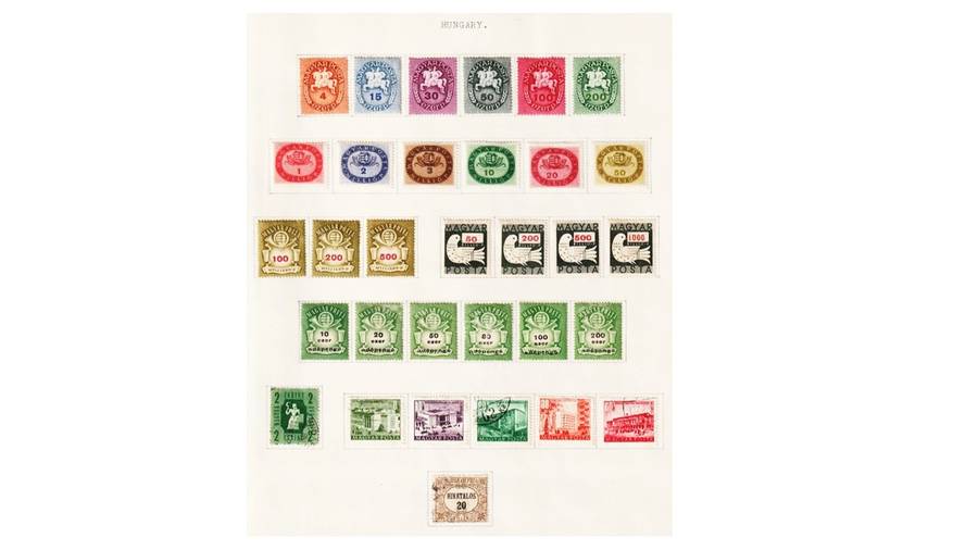 Hungary 7 page selection